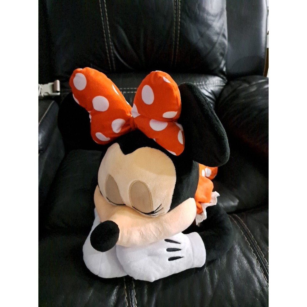 Disney Parks Large 24" Sleeping Minnie Mouse‎ Dream Friends Sleeping Plush Doll